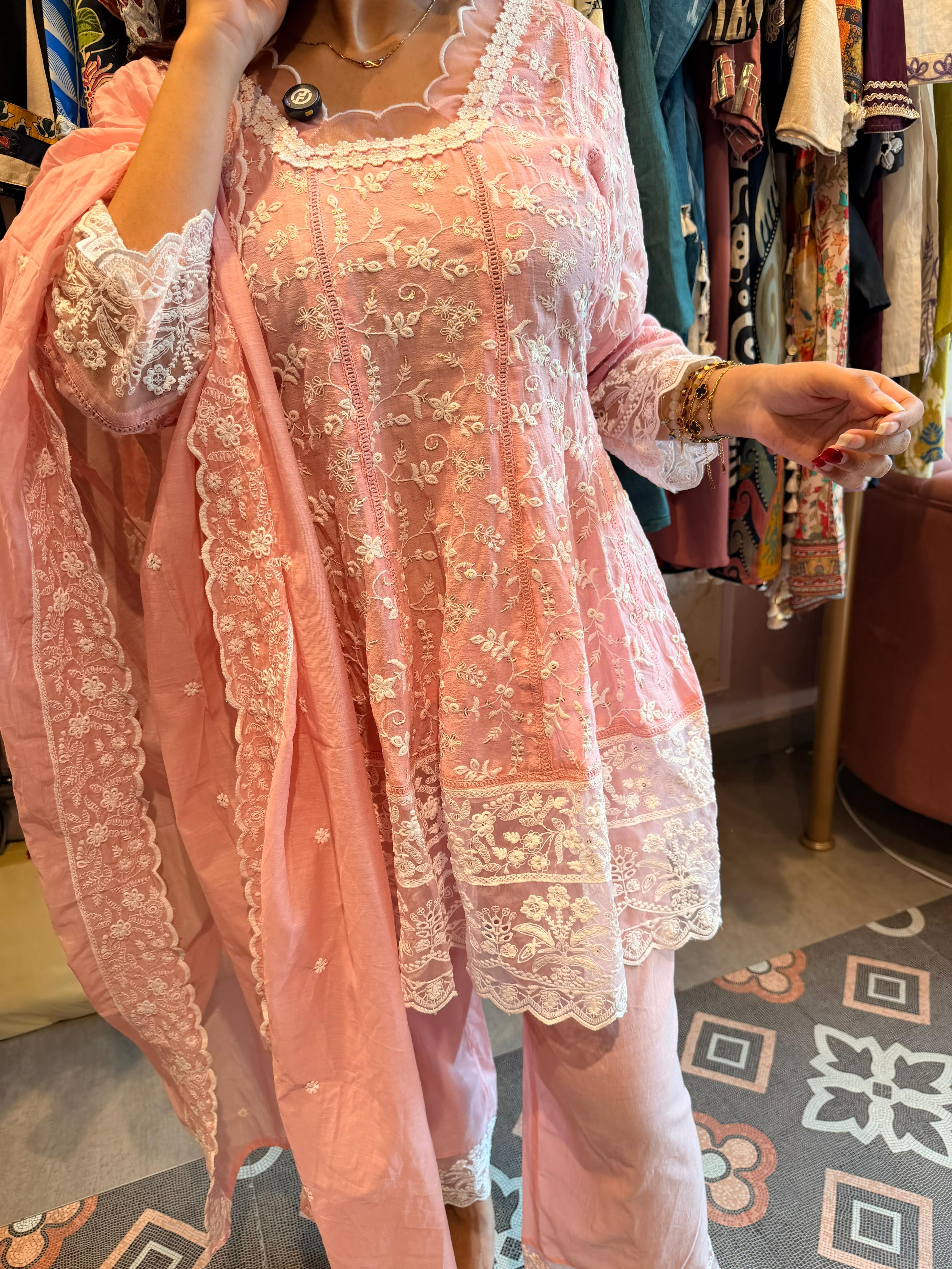 Somiya Chikankari Kurta Set