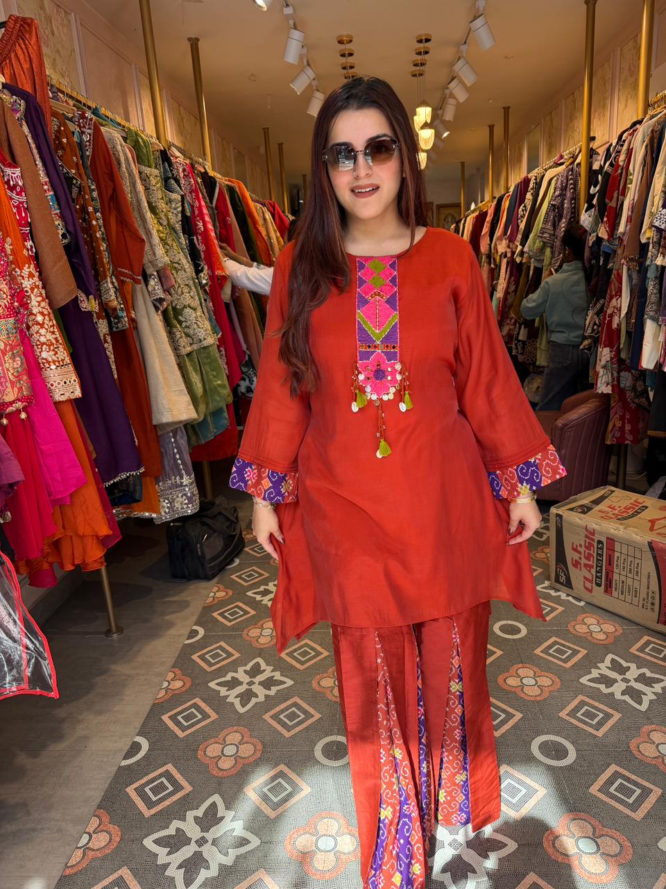 Scarlet Boho Cord Set