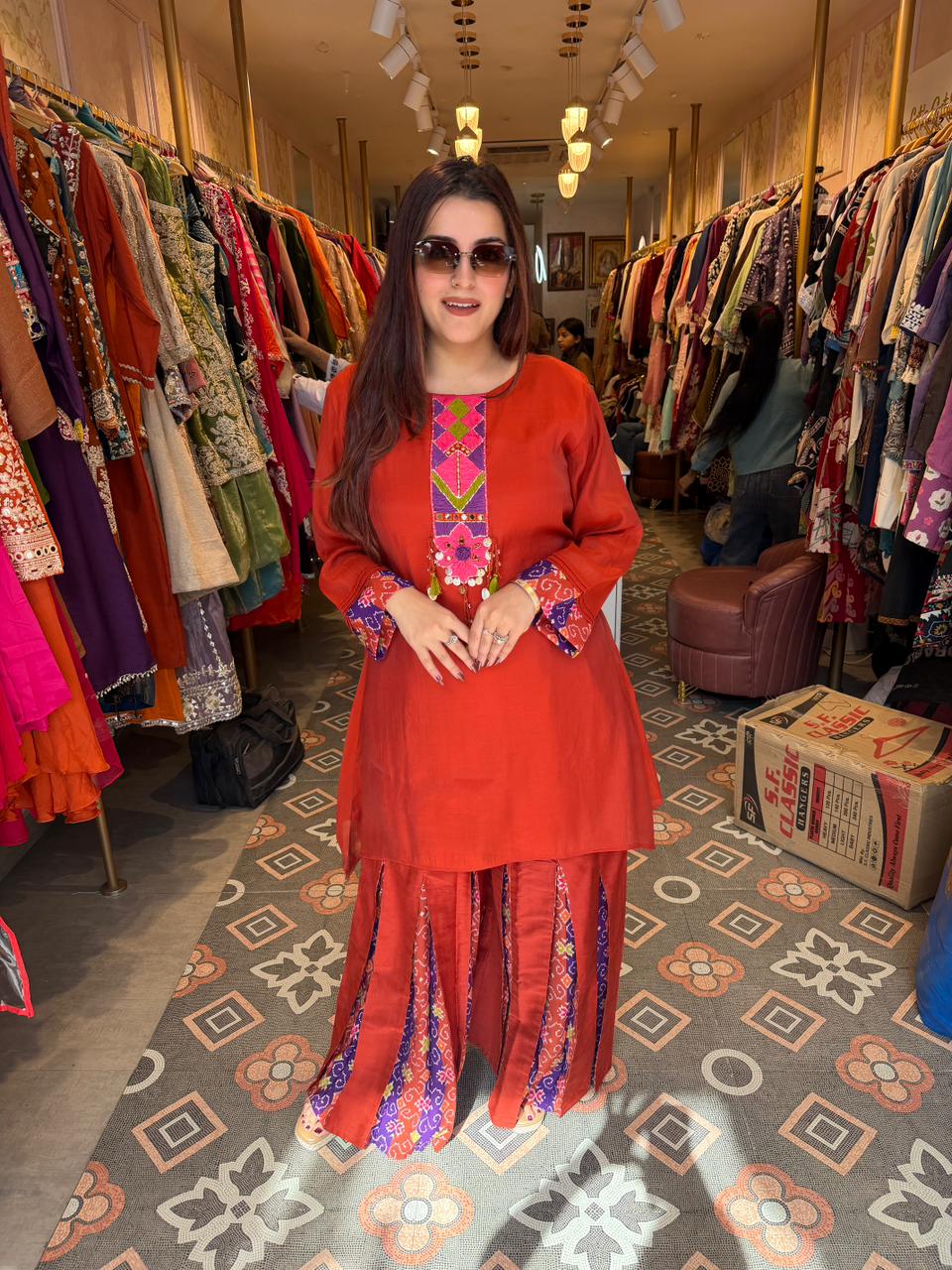 Scarlet Boho Cord Set