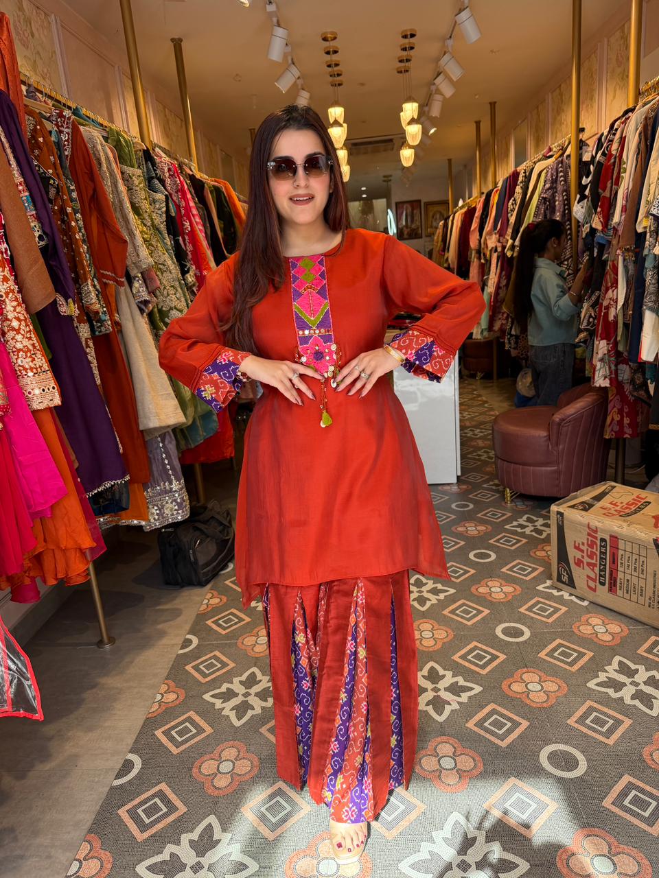 Scarlet Boho Cord Set