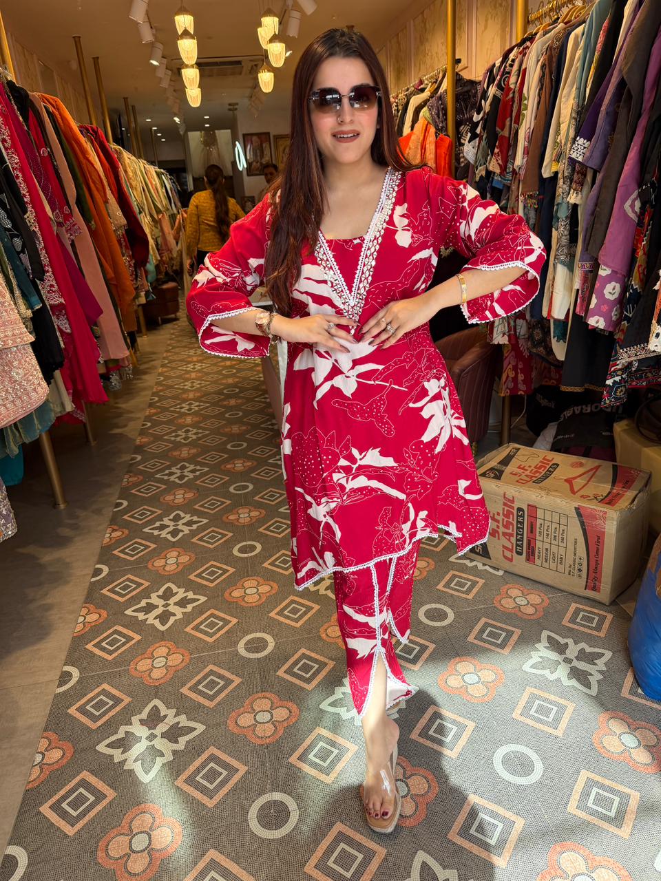 Soby Printed Kurta cord Set