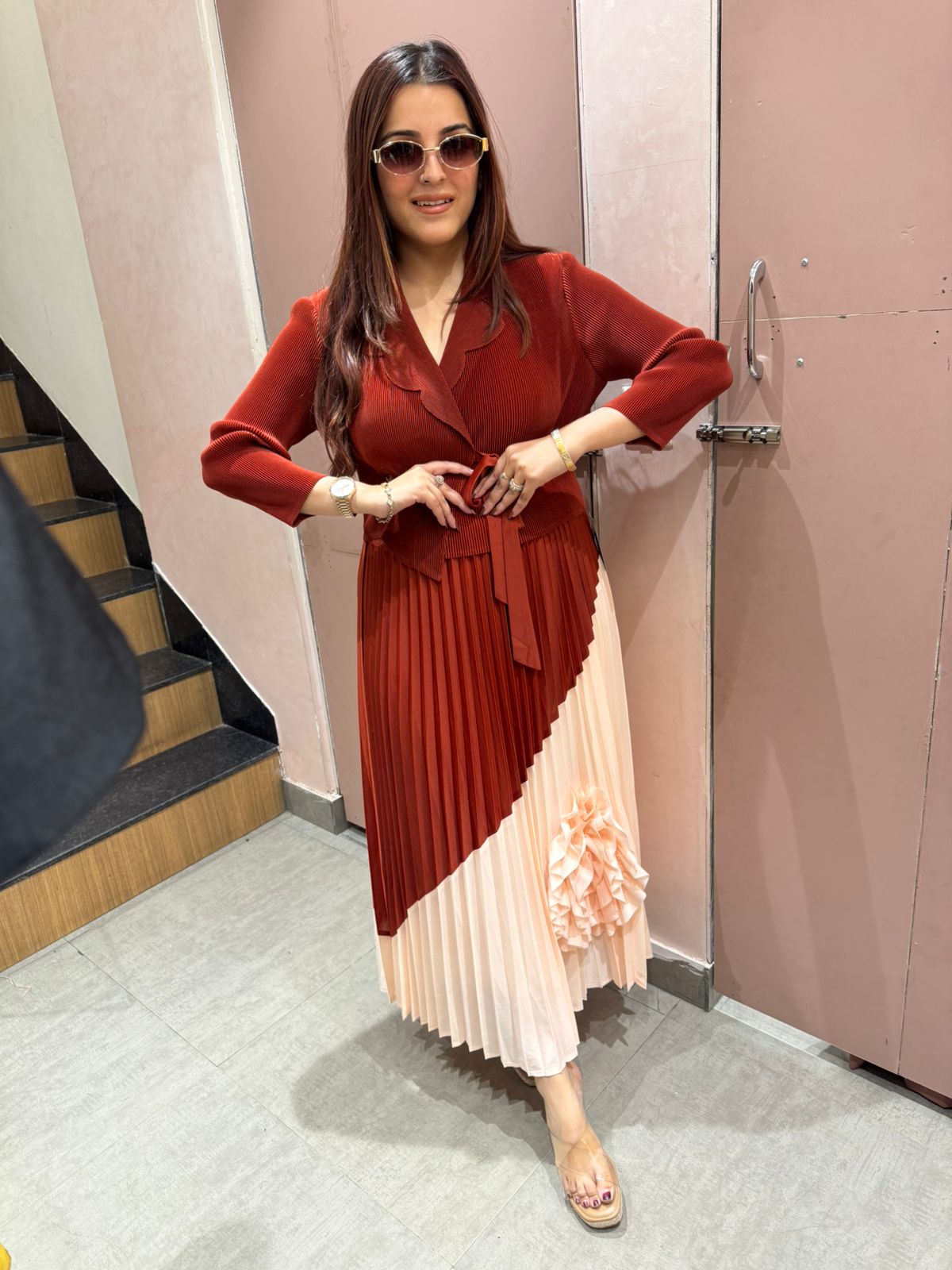 Fusion wrinkle Dress