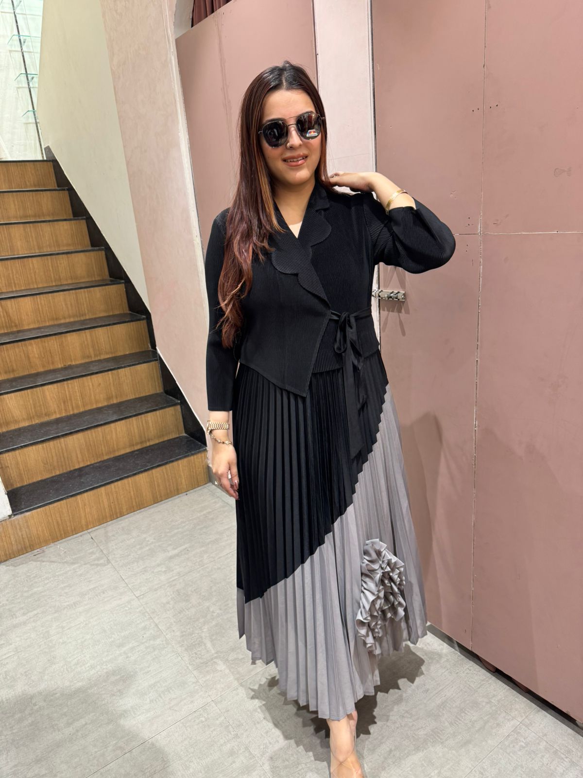 Fusion wrinkle Dress