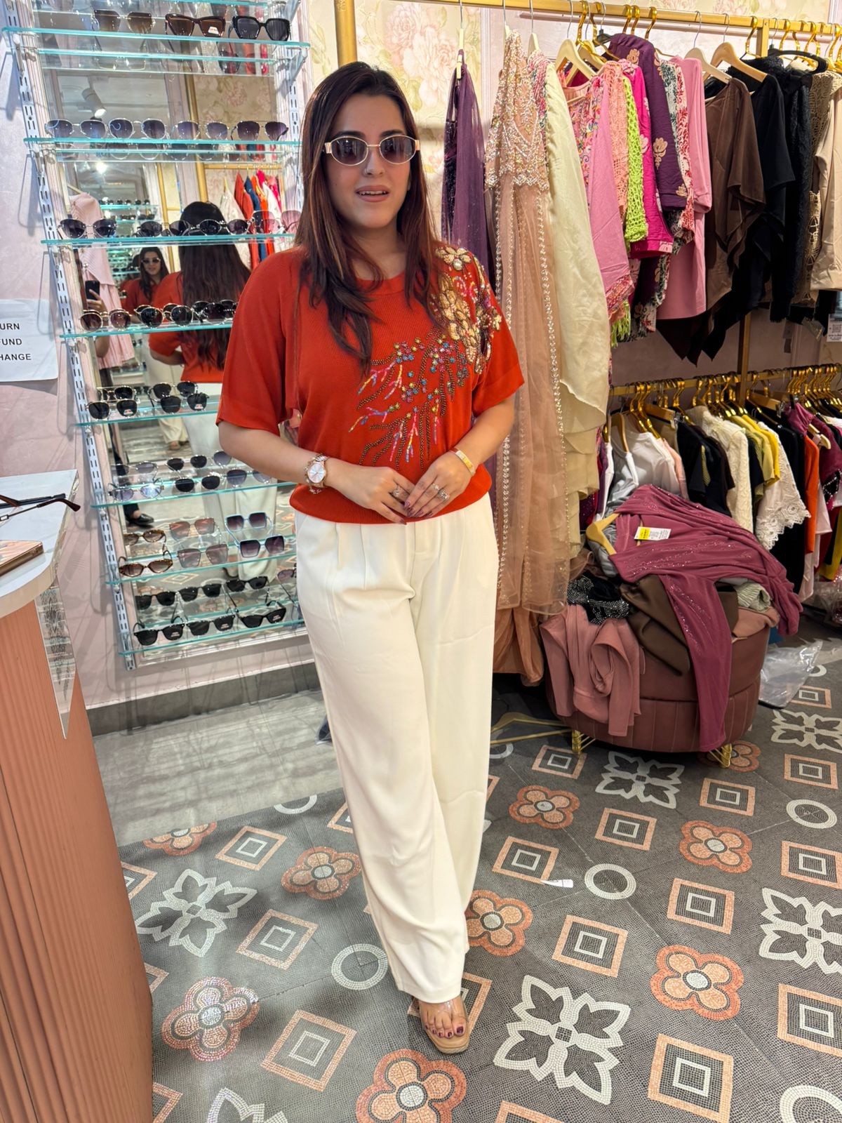 Sequin Embellished Top