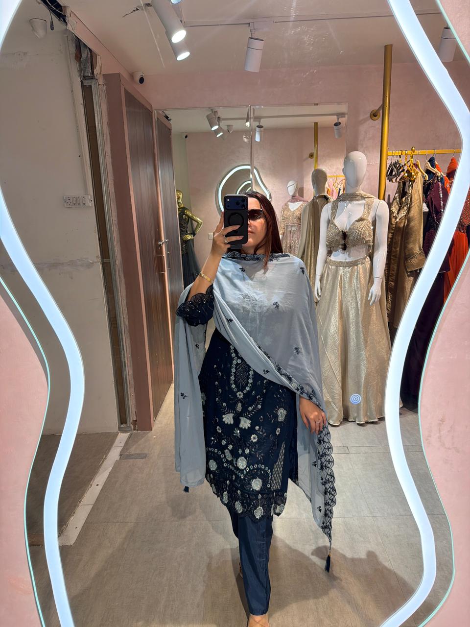 Bery Embroidered Kurta Set
