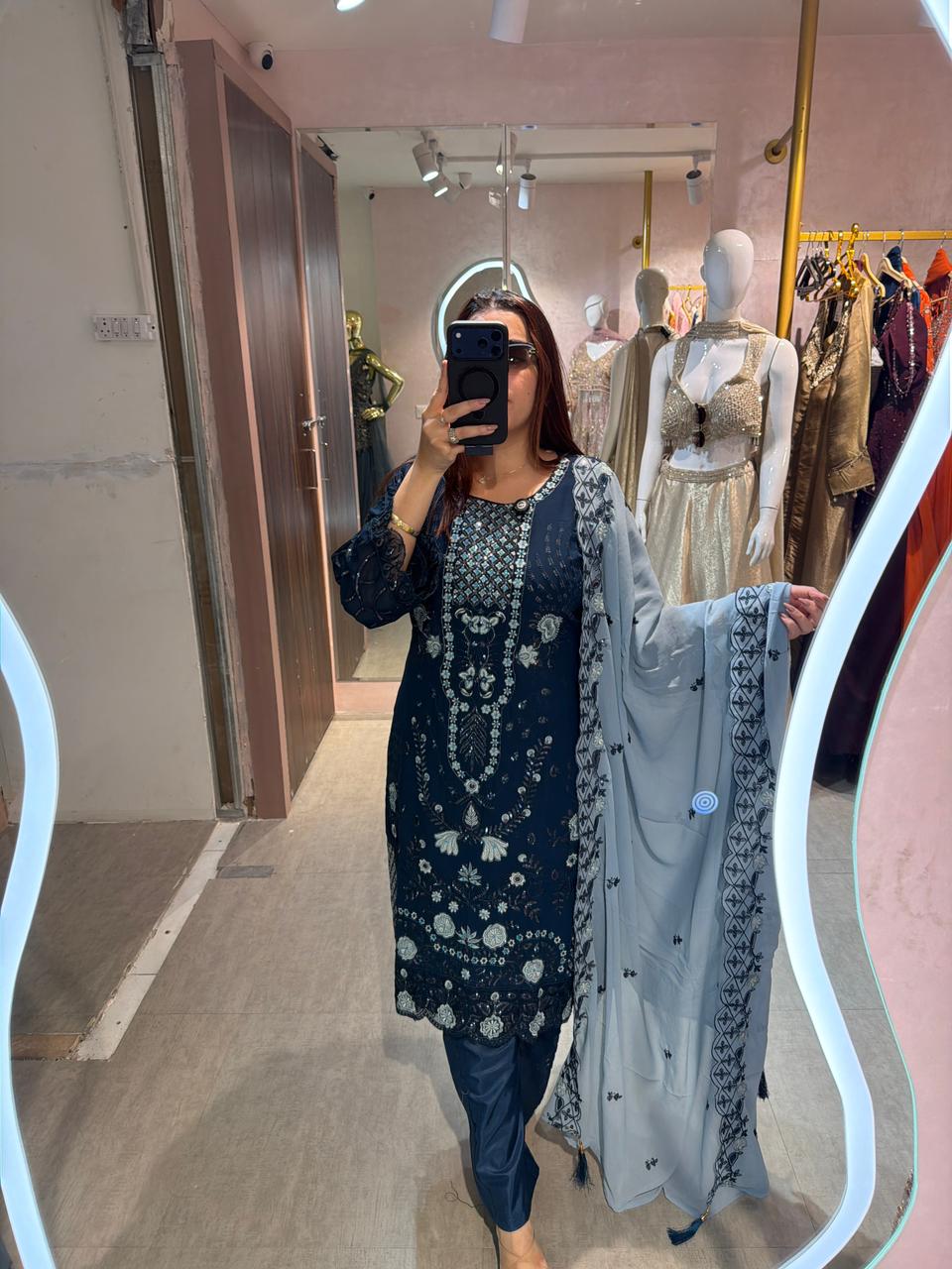 Bery Embroidered Kurta Set