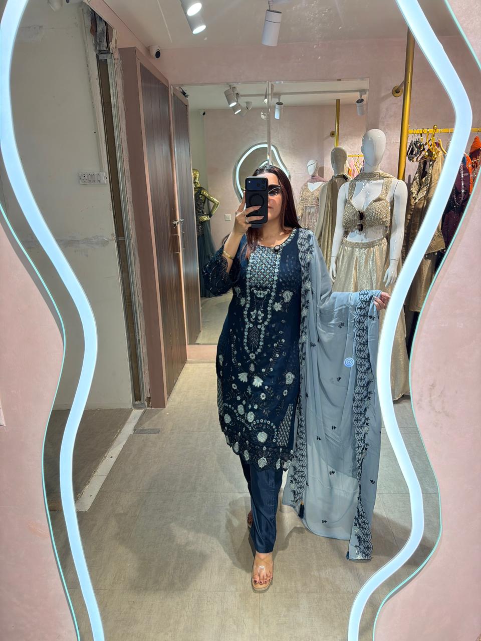 Bery Embroidered Kurta Set
