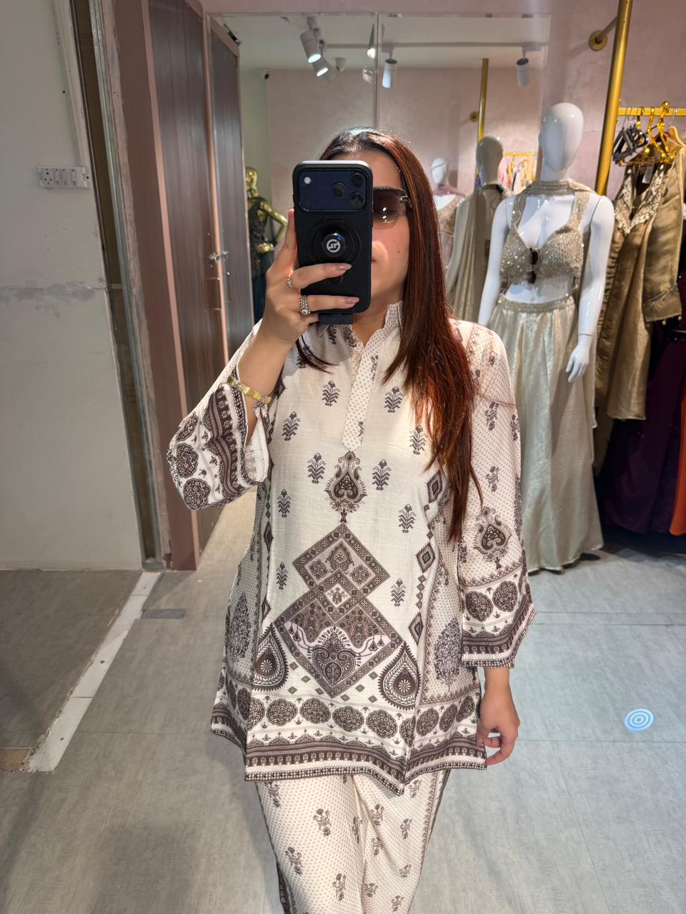 Noir Printed Co-ord Set