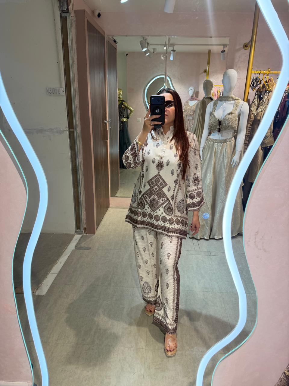 Noir Printed Co-ord Set