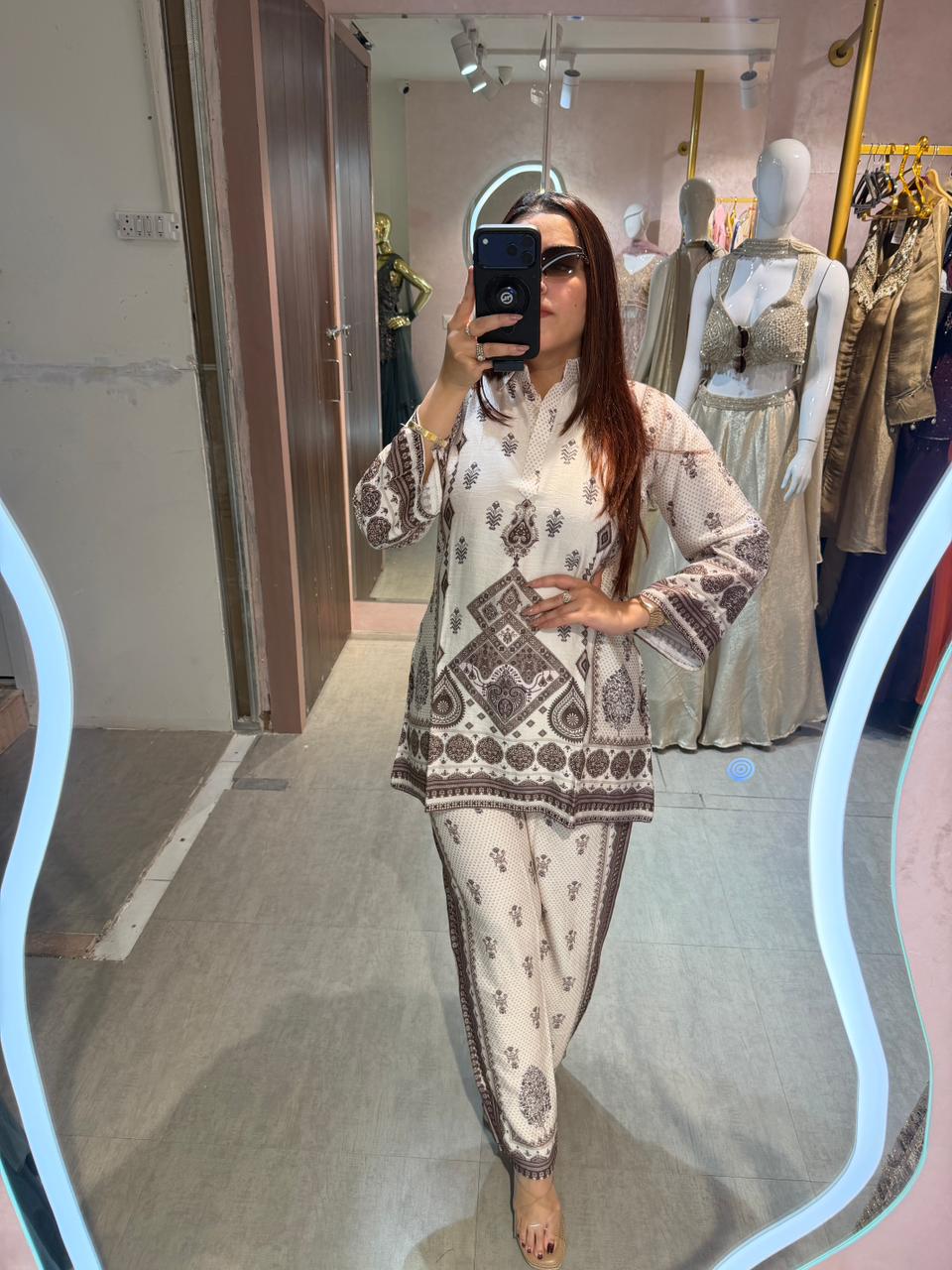 Noir Printed Co-ord Set