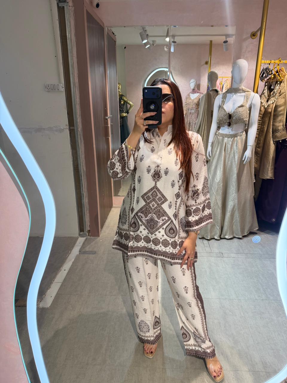 Noir Printed Co-ord Set