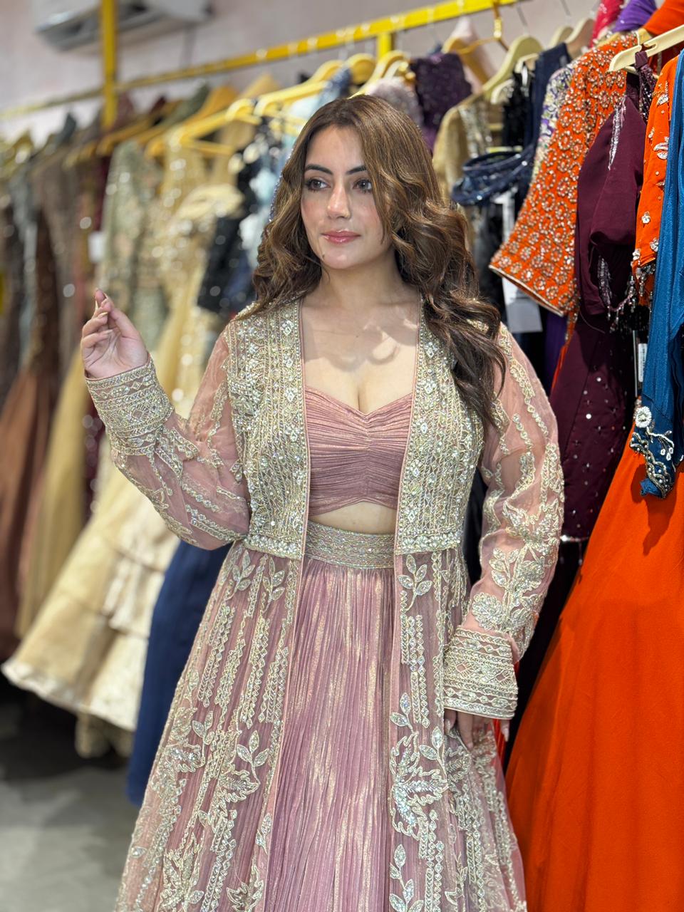 Ruhani Embroidered  Lehenga Set