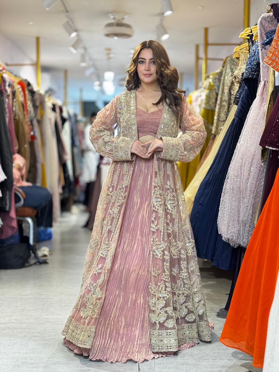 Ruhani Embroidered  Lehenga Set