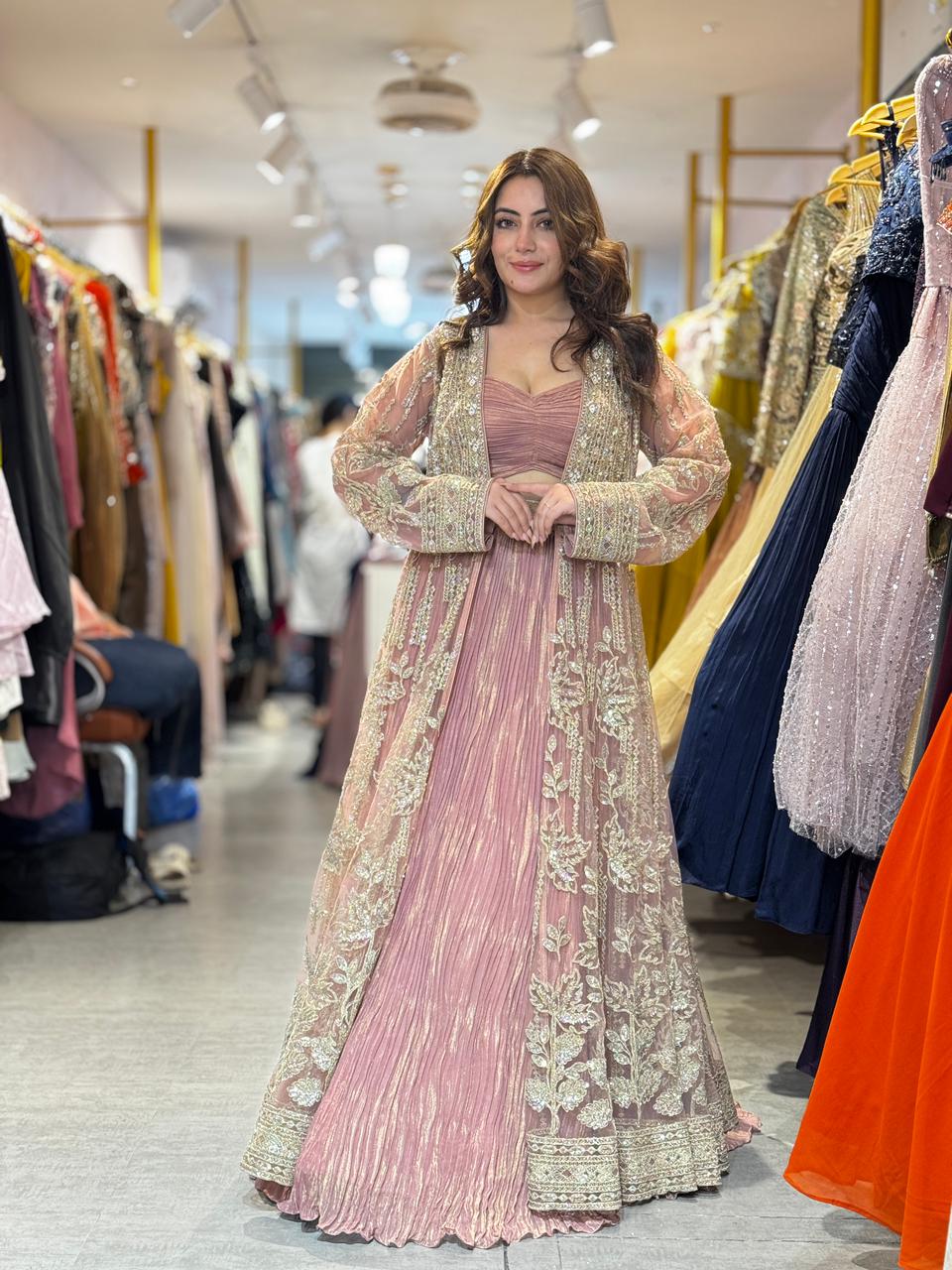 Ruhani Embroidered  Lehenga Set