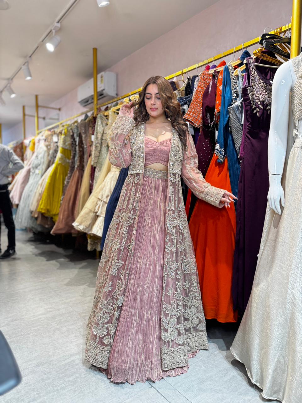 Ruhani Embroidered  Lehenga Set