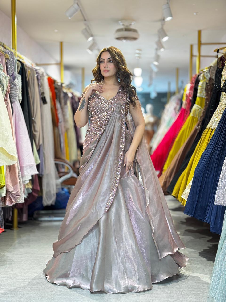 Rohini Shimmer Lehenga Set