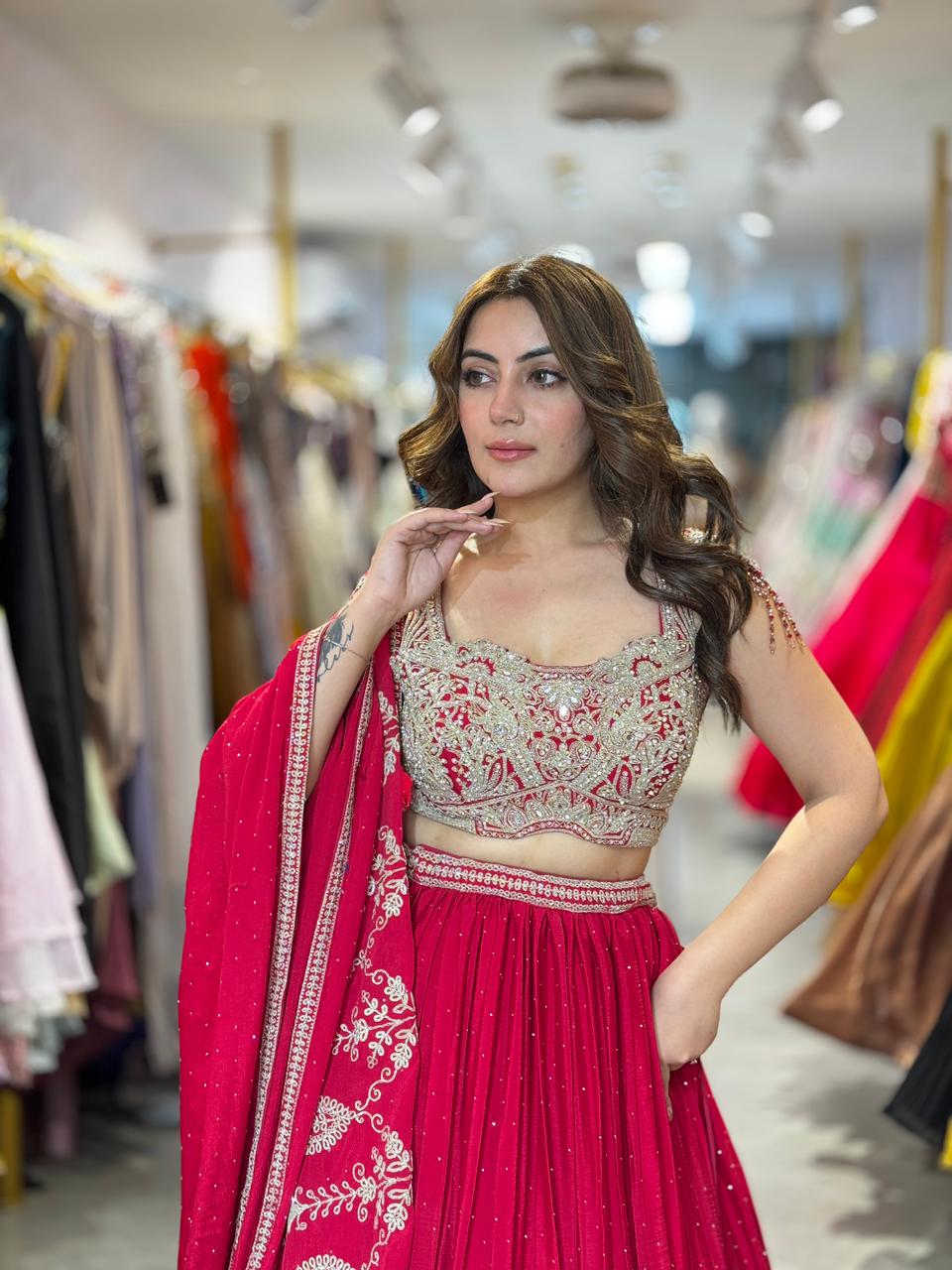 Royal Embroidered Lehenga Set