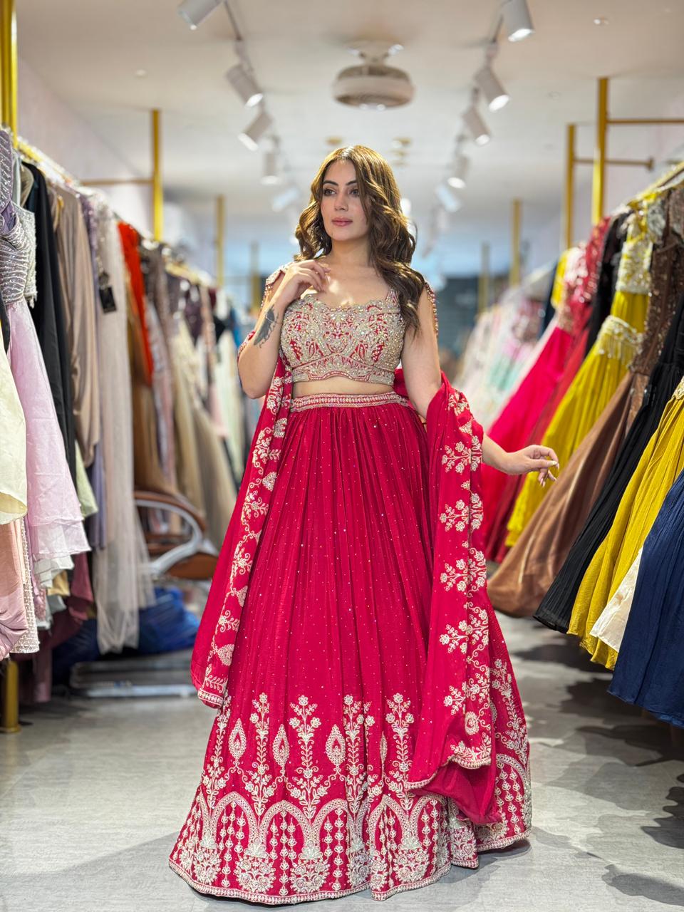 Royal Embroidered Lehenga Set