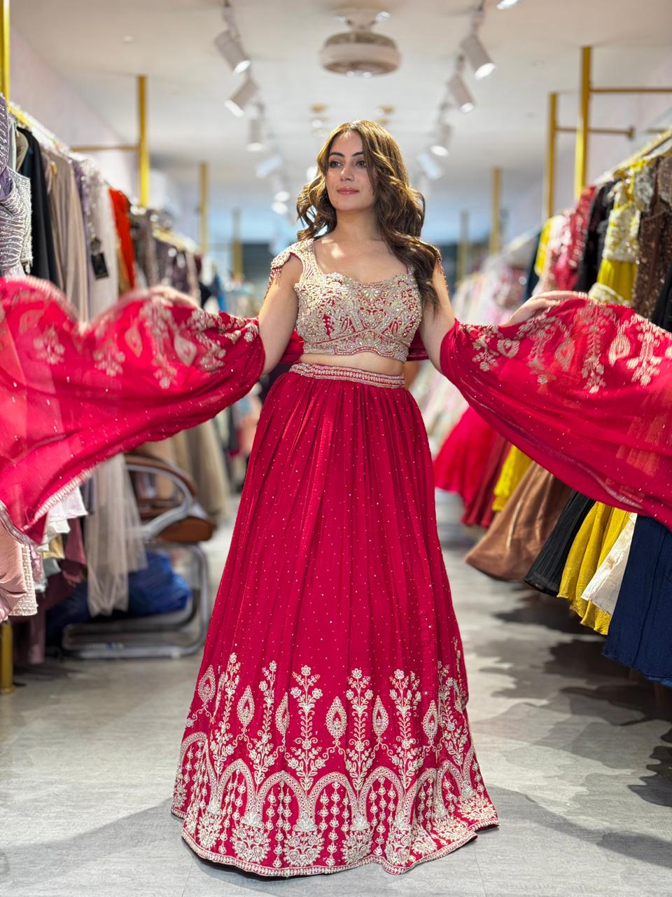 Royal Embroidered Lehenga Set