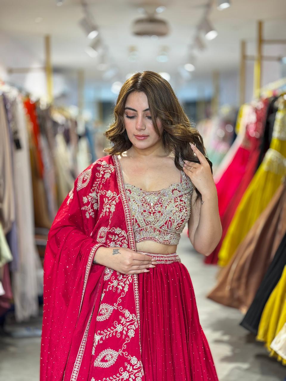 Royal Embroidered Lehenga Set