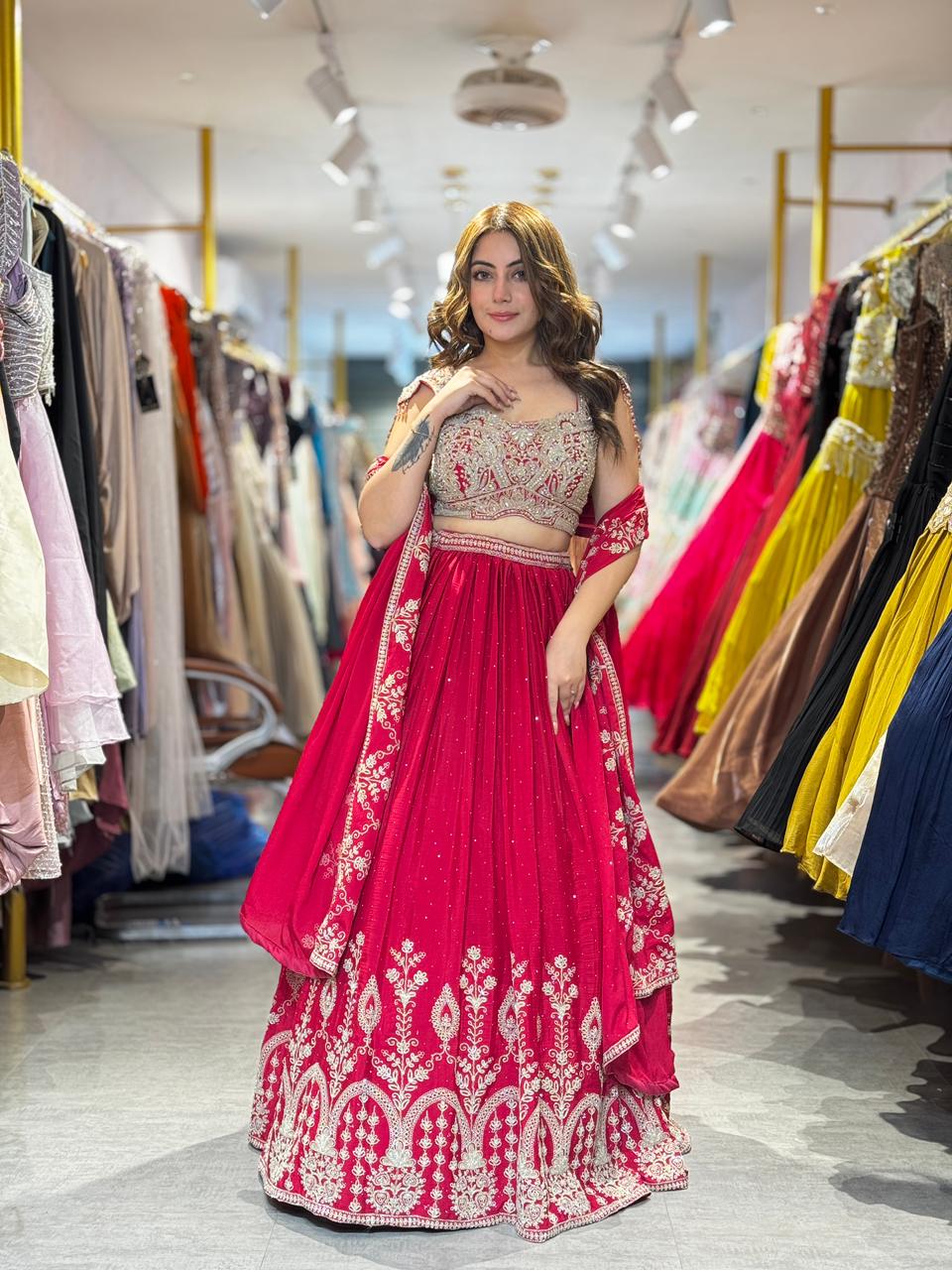 Royal Embroidered Lehenga Set