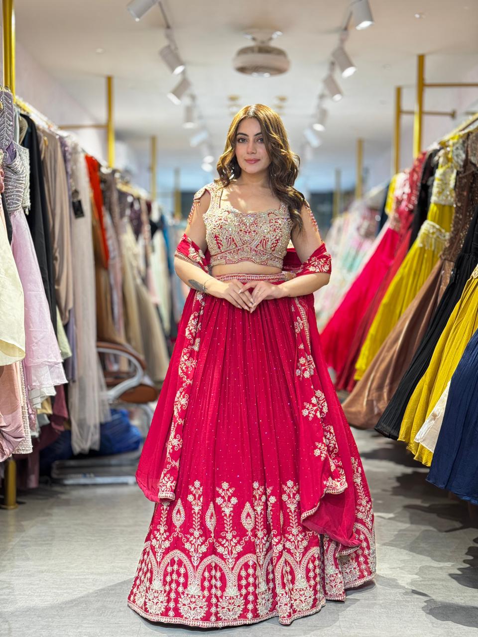 Royal Embroidered Lehenga Set