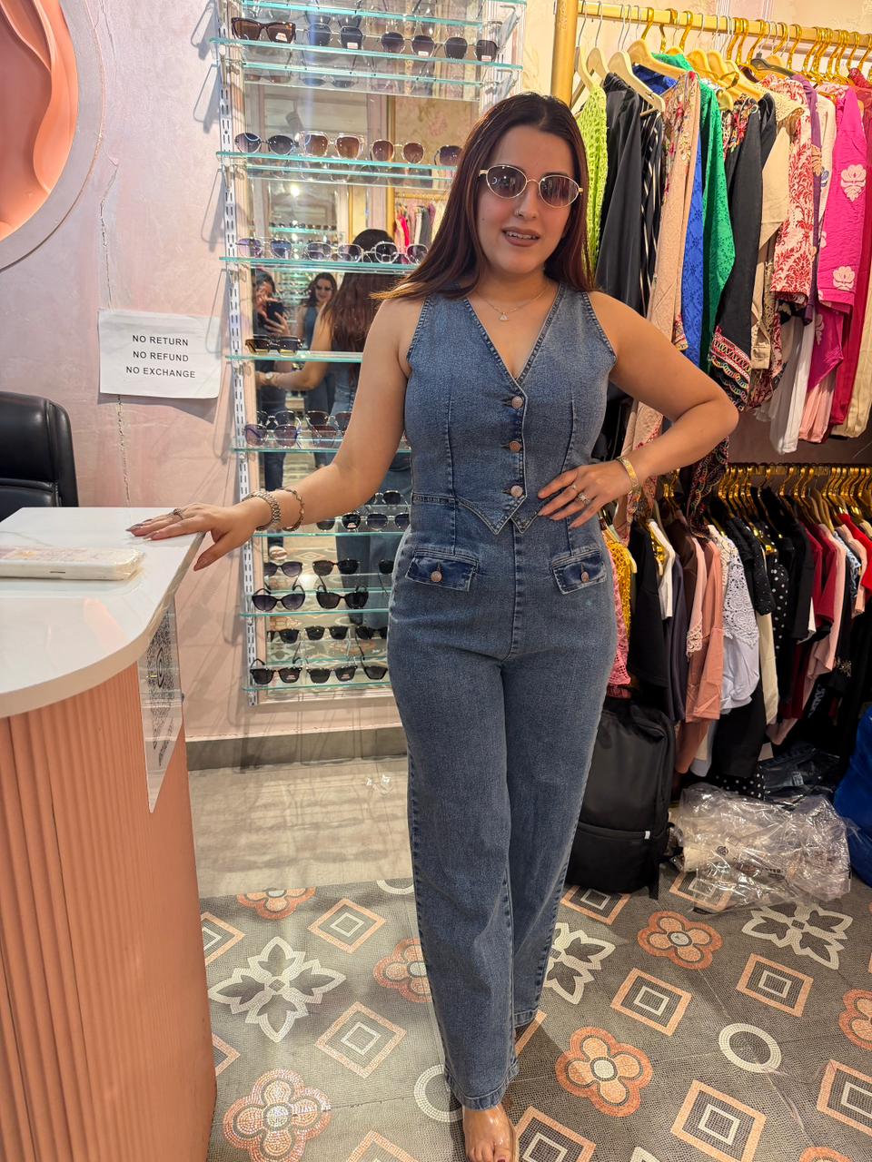 Denim Chic Jumpsuit
