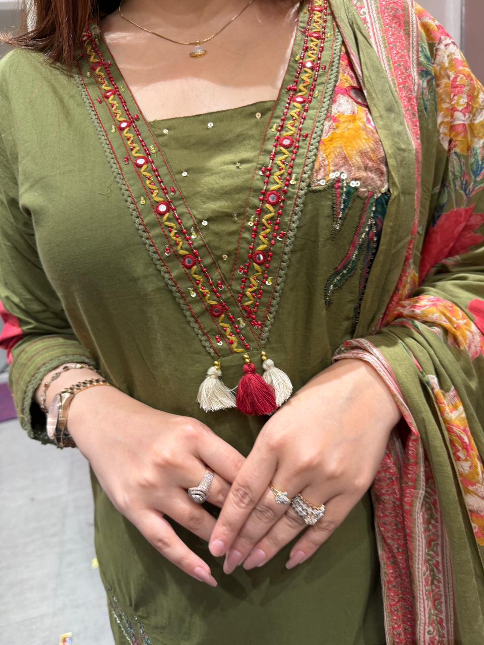 Oly Embroidered Kurta Set