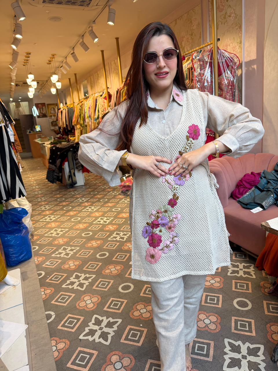 Mahi Embroidered Co-Ord Set
