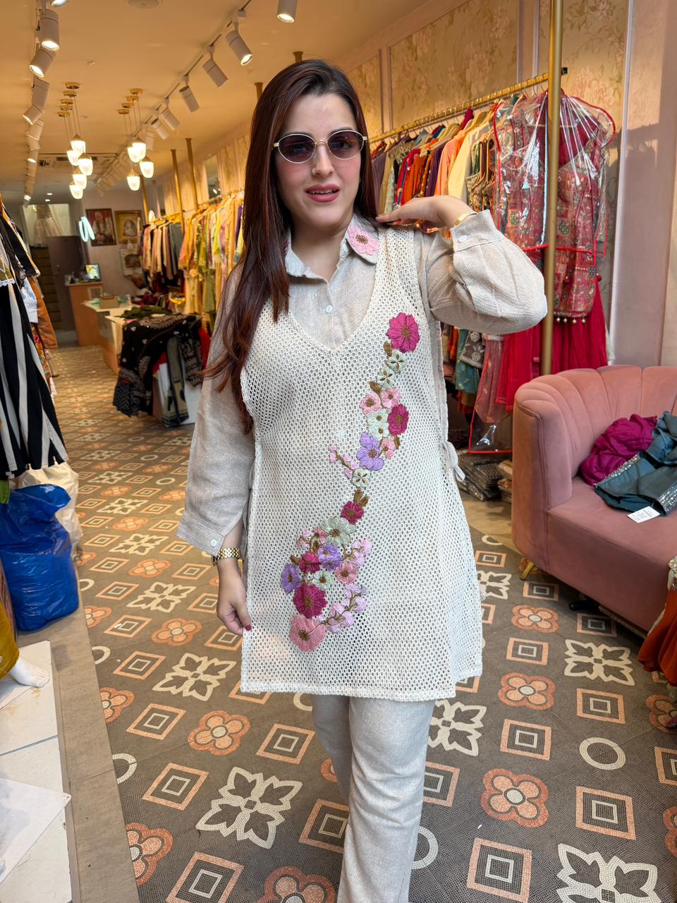 Mahi Embroidered Co-Ord Set