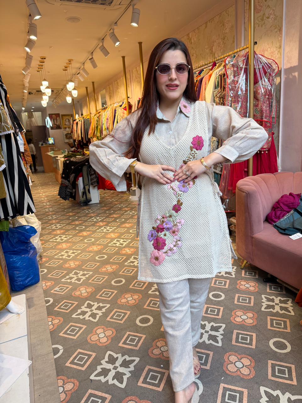 Mahi Embroidered Co-Ord Set