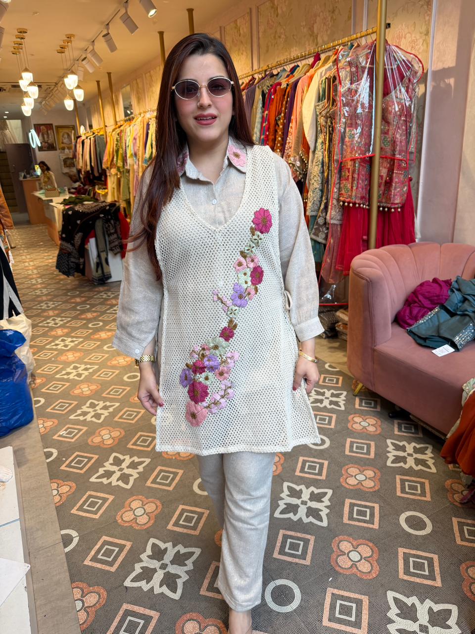 Mahi Embroidered Co-Ord Set