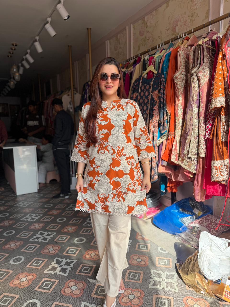 Sufi  Bloom Printed cord Set