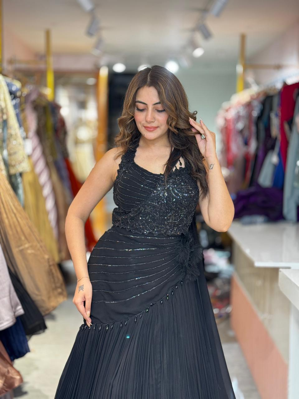 Mihika Draped Lehenga Set