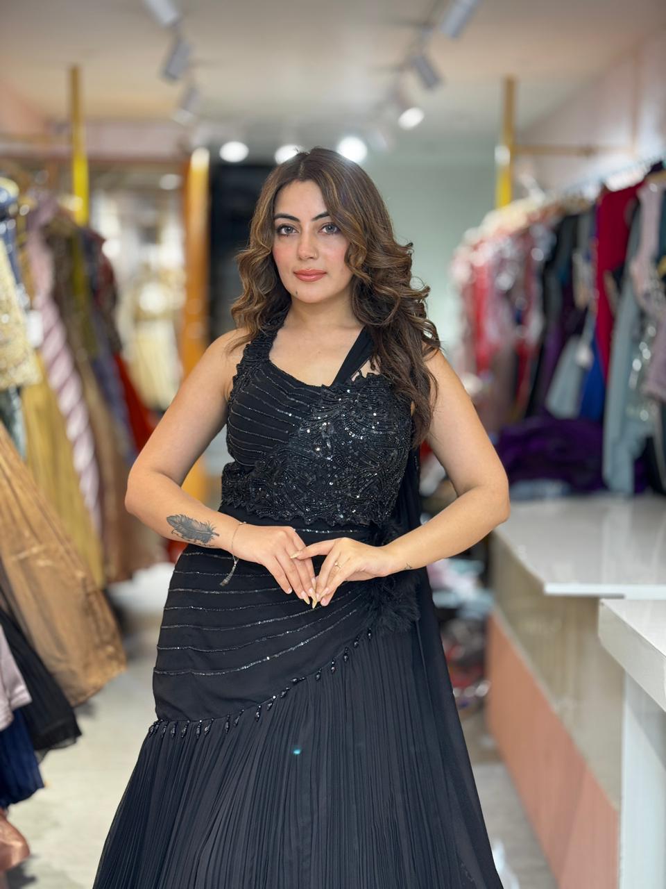 Mihika Draped Lehenga Set