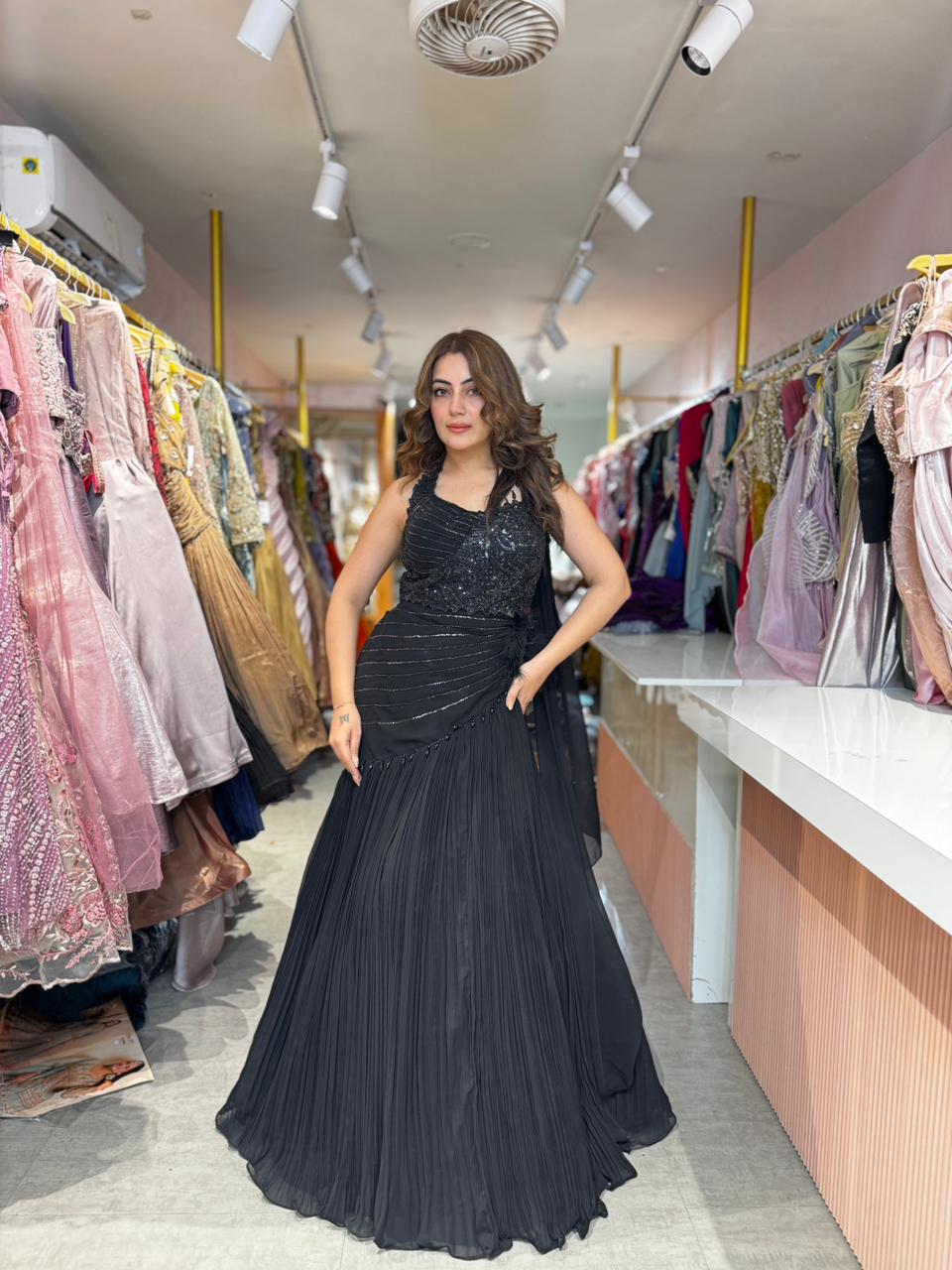 Mihika Draped Lehenga Set