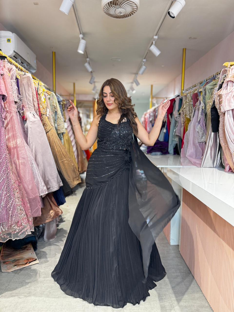 Mihika Draped Lehenga Set