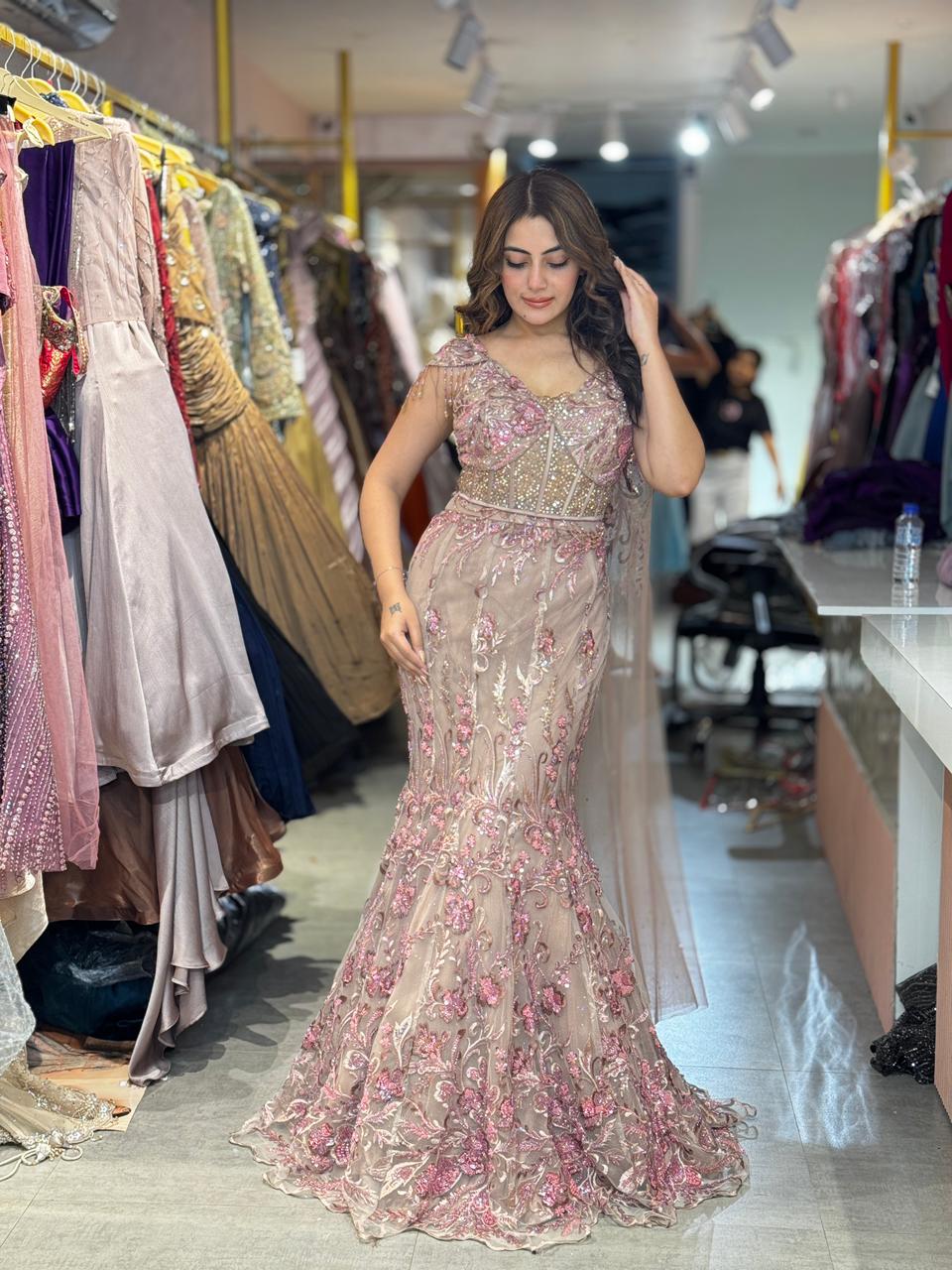 Ocellaris Mermaid  Lehenga Set