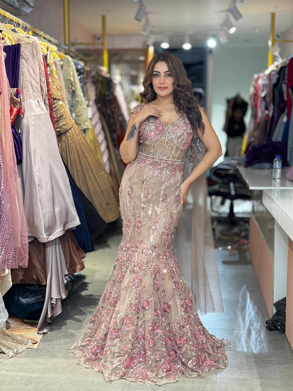 Ocellaris Mermaid  Lehenga Set