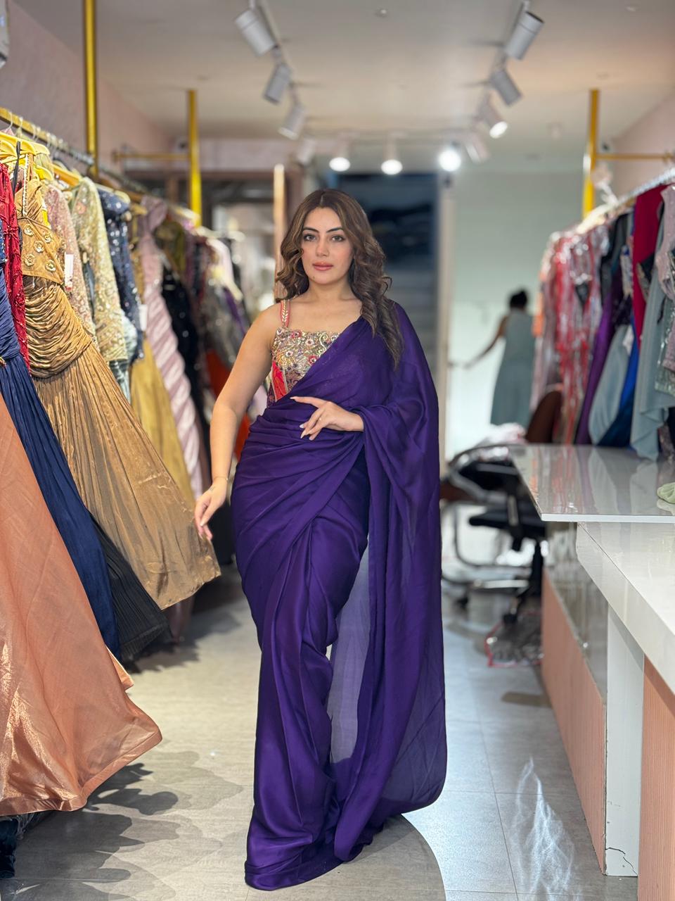 Srishti Pre-Draped Saree set