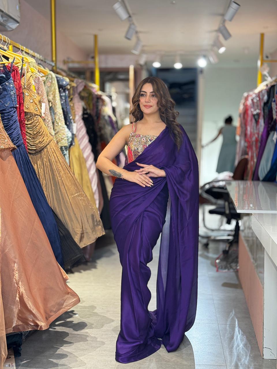 Srishti Pre-Draped Saree set