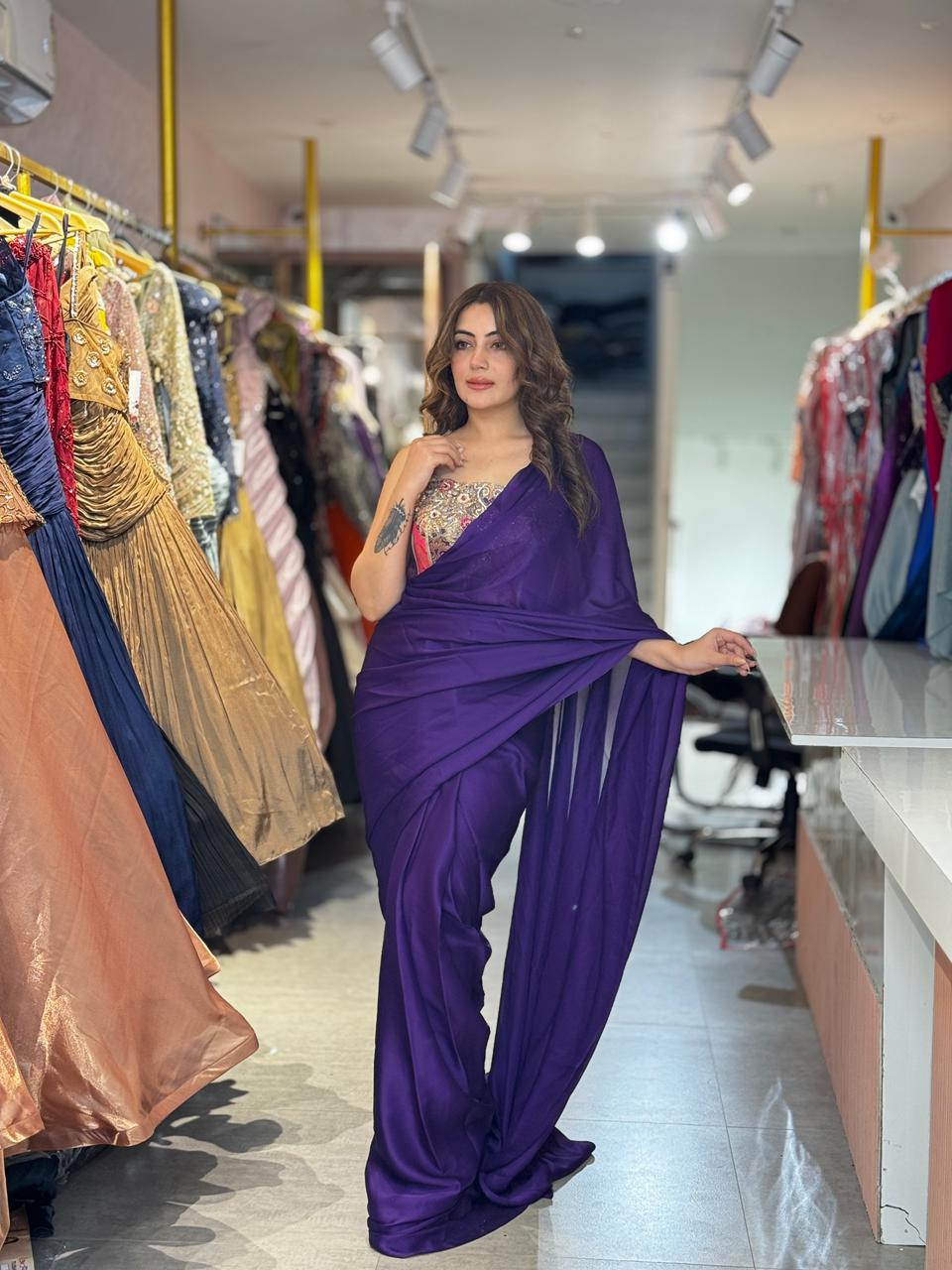 Srishti Pre-Draped Saree set