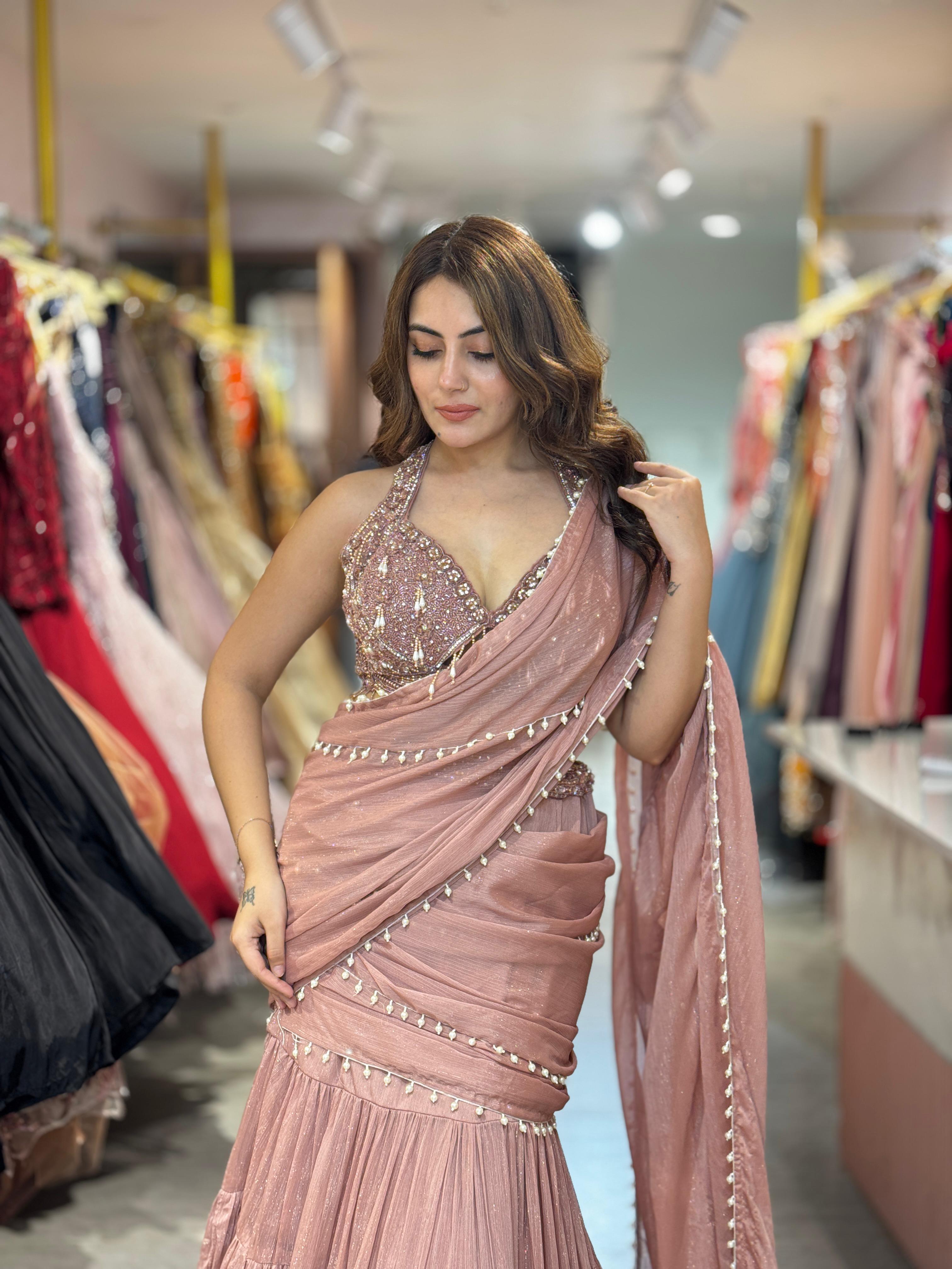 Buttercups Radiance Draped Lehenga Set