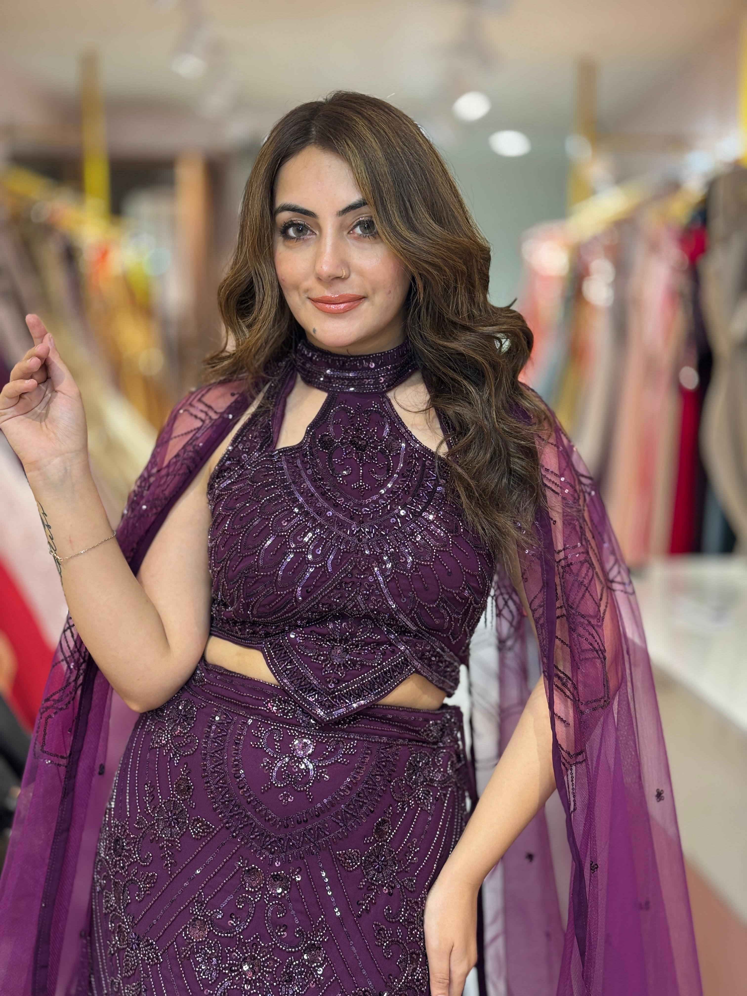 Lupine Embellished Lehenga Set