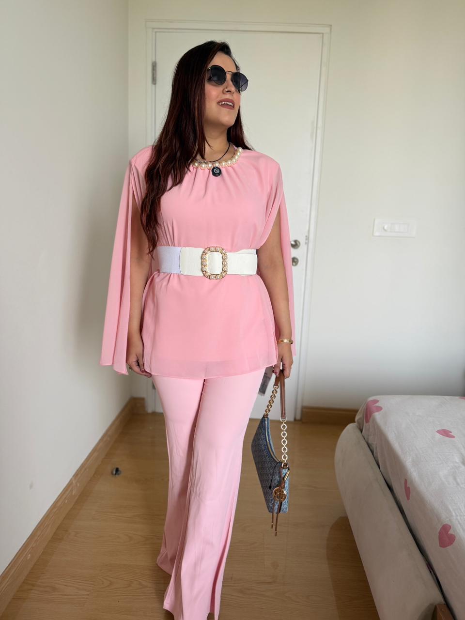 Nona Pearl Cape Co-Ord Set