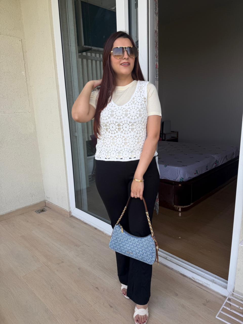 Quni inner & crosia Top