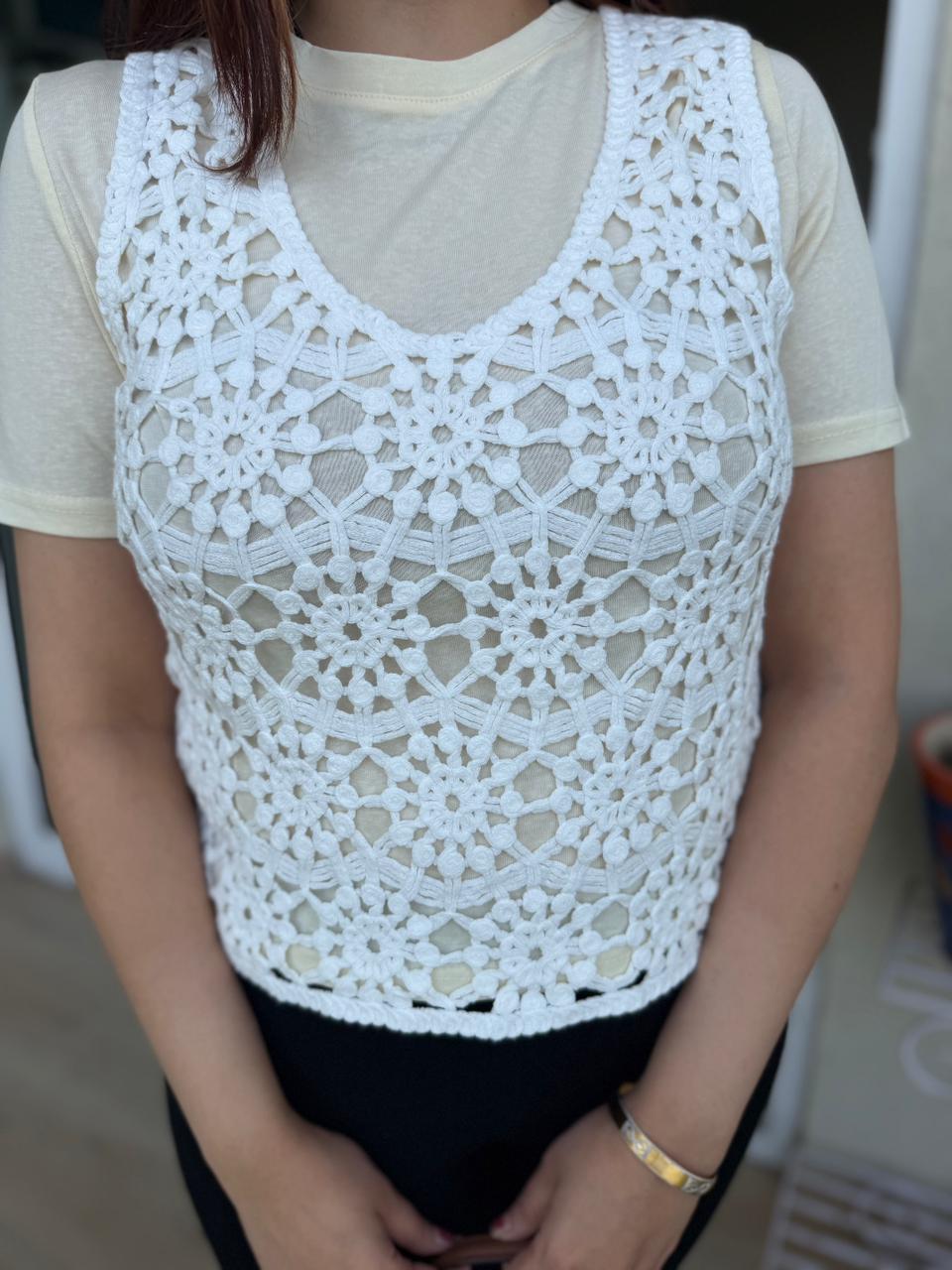 Quni inner & crosia Top
