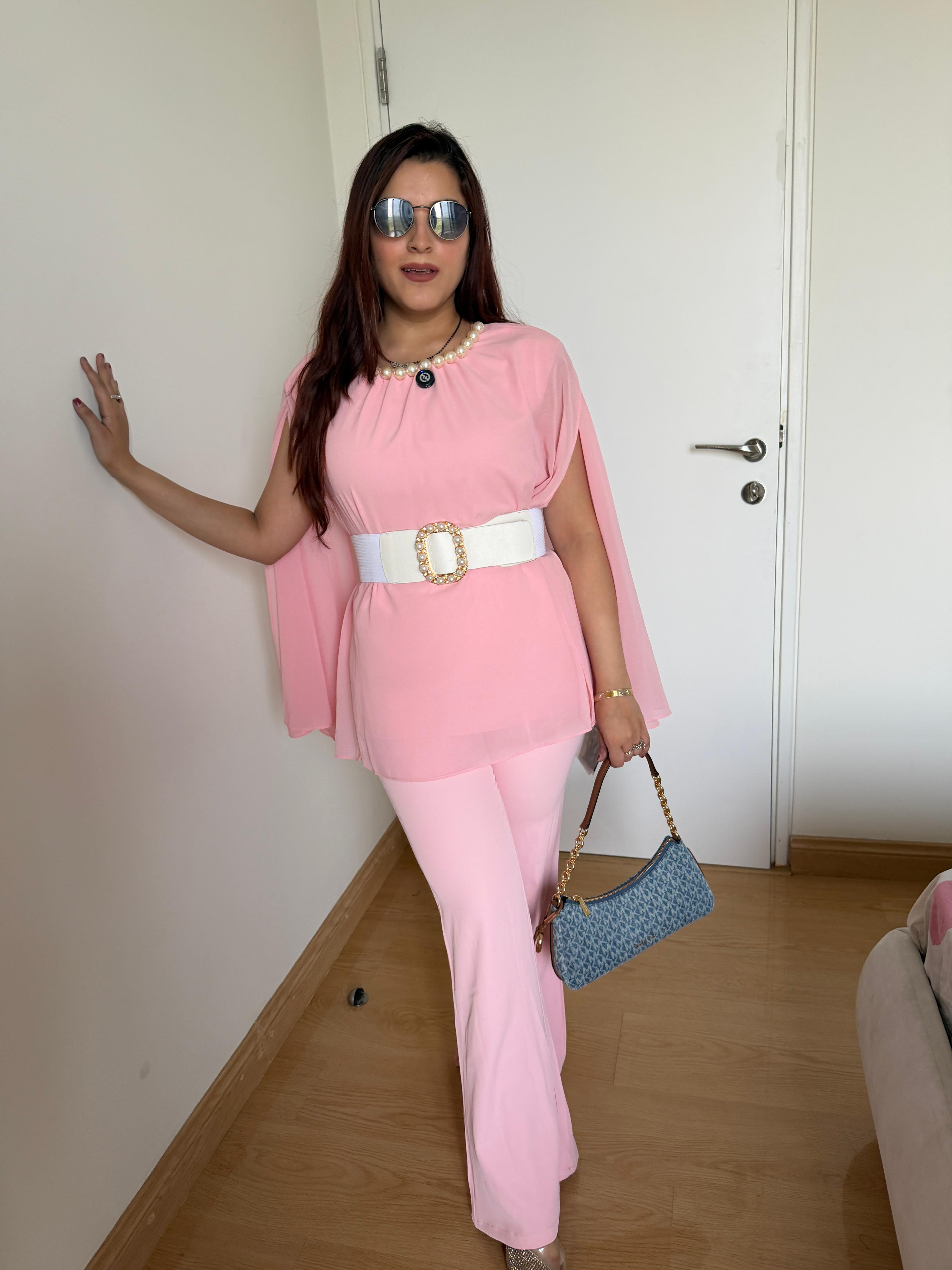 Nona Pearl Cape Co-Ord Set