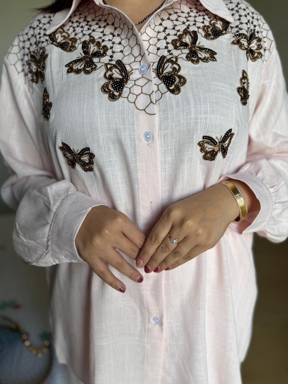 Flutter Embroidered Co-Ord Set