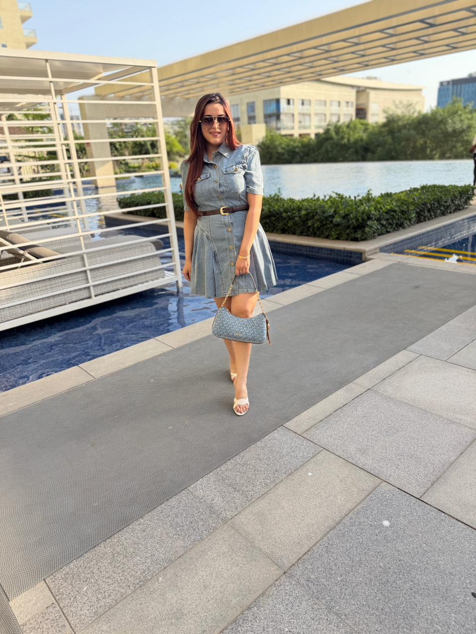 Zeny Chic Denim Dress